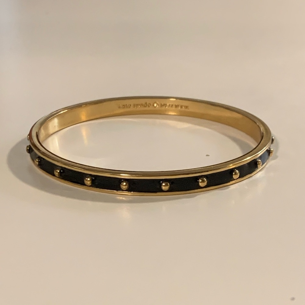 ♠️Kate Spade♠️ Black and Gold Enamel Bangle